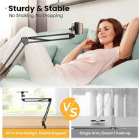 Suporte de mesa articulado para celular com braço flexível