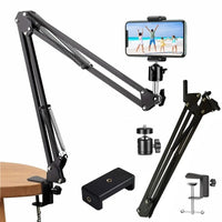 Suporte de mesa articulado para celular com braço flexível