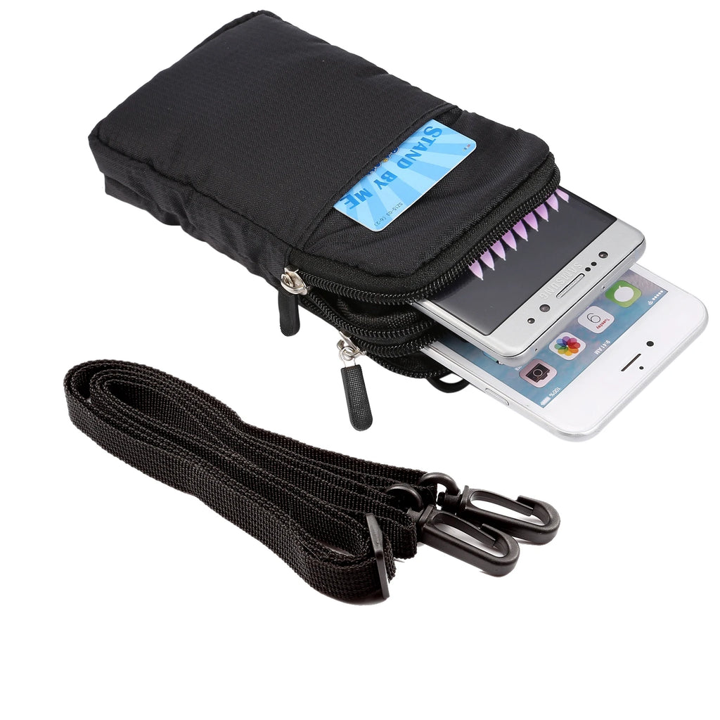 Bolsa universal para celular FULAIKATE SPORTS para iPhone 15 Pro Max, bolsa de cintura portátil para iPhone 14 Plus, coldre de ombro para celular.