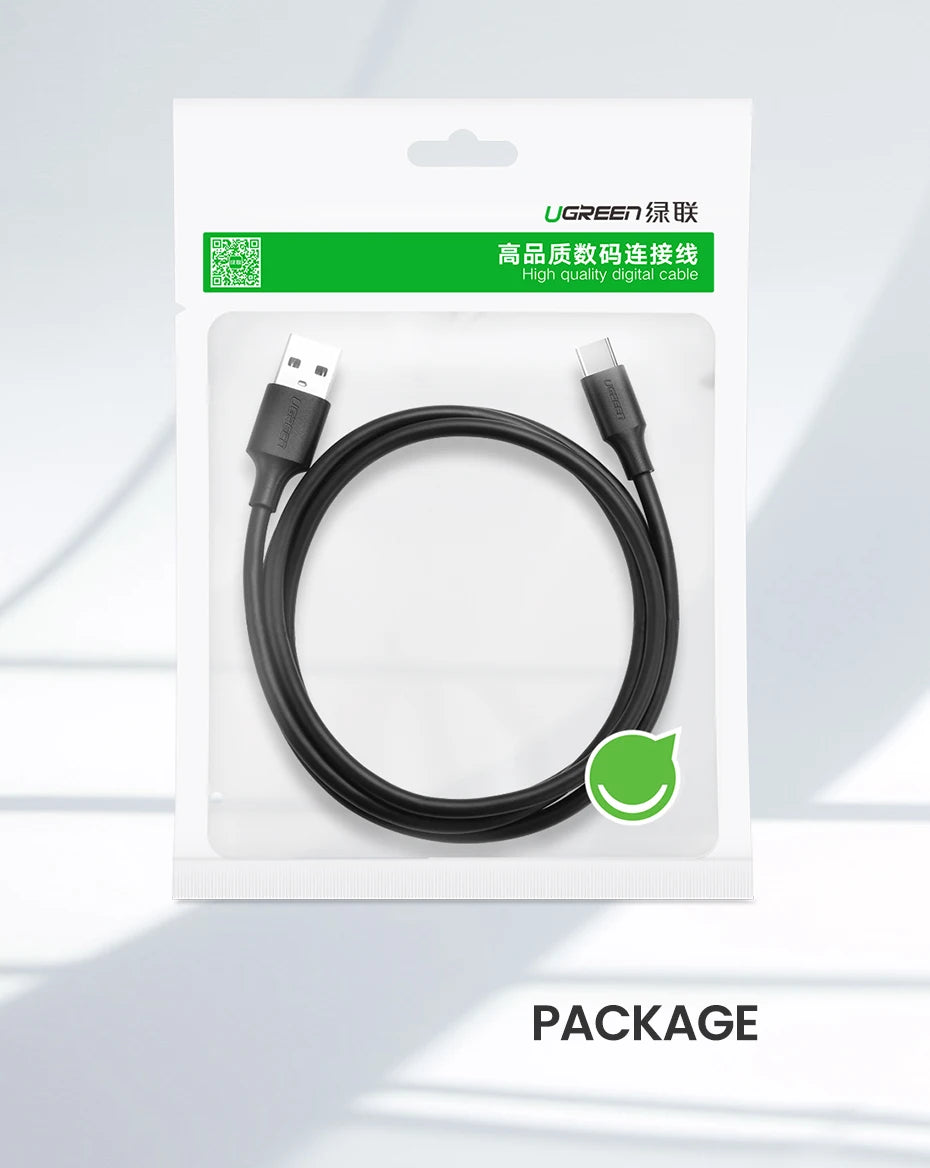 UGREEN USB C Cable 5Gbps USB3.0 A to USB C for iPhone 17 16 15 iPad Samsung S25 S24 for Switch M2 SSD NVME USB3.0 Data 18W Cable