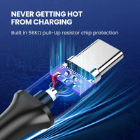 Cabo UGREEN USB-C USB 3.0 para carga e dados