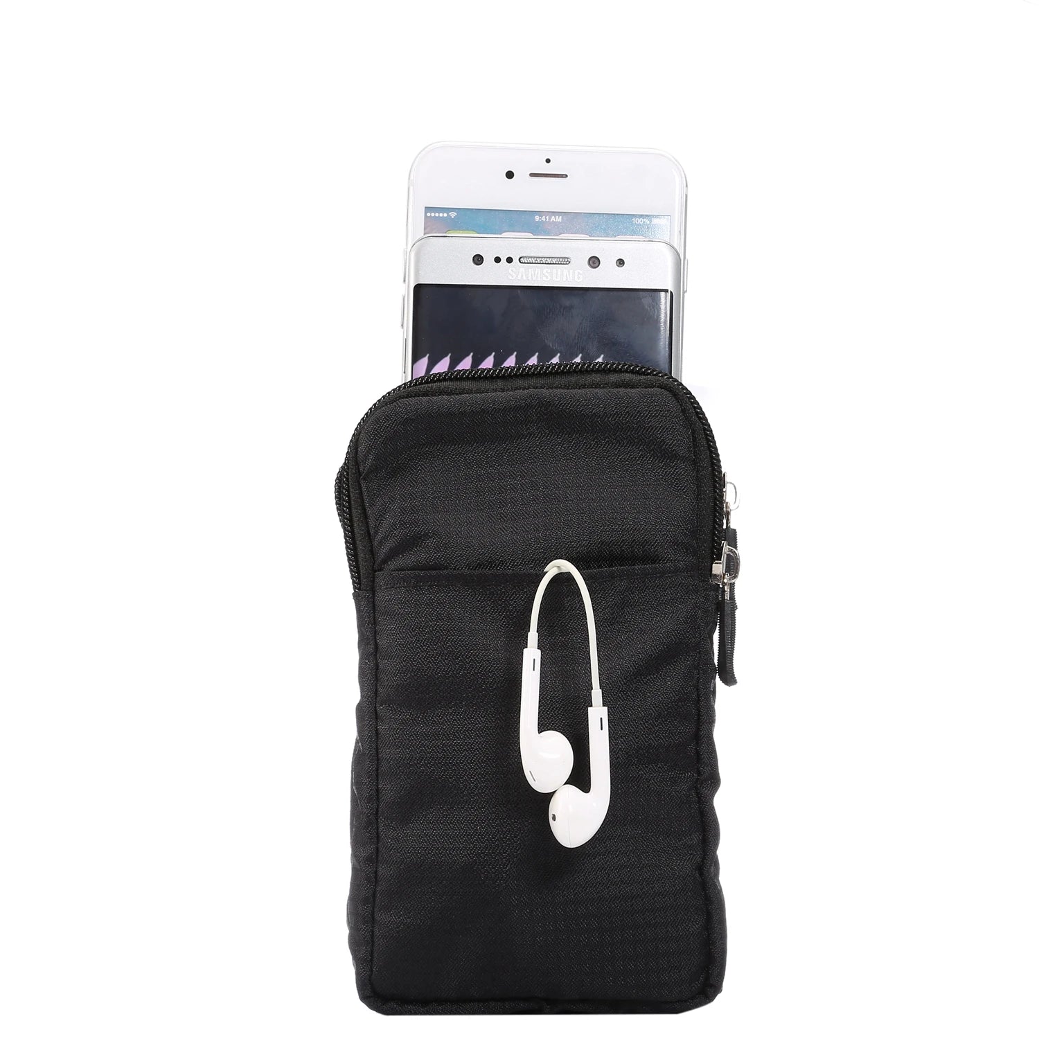 Bolsa universal para celular FULAIKATE SPORTS para iPhone 15 Pro Max, bolsa de cintura portátil para iPhone 14 Plus, coldre de ombro para celular.