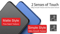 Capa fosca ultrafina para iPhone X, XR e XS Max