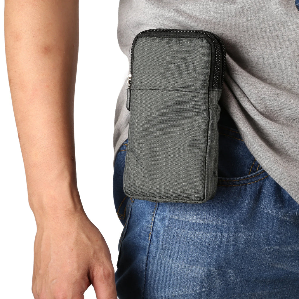 Bolsa universal para celular FULAIKATE SPORTS para iPhone 15 Pro Max, bolsa de cintura portátil para iPhone 14 Plus, coldre de ombro para celular.