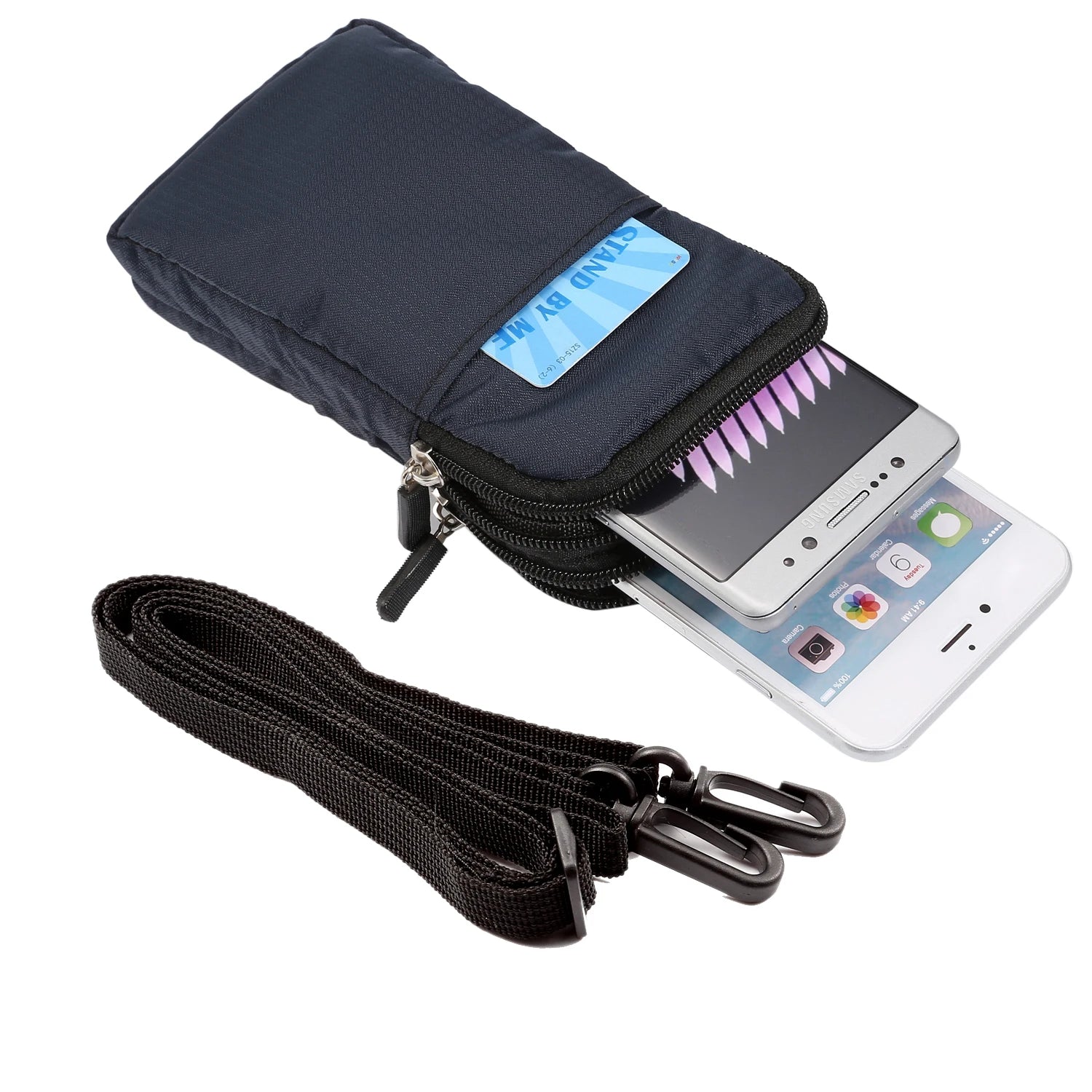 Bolsa universal para celular FULAIKATE SPORTS para iPhone 15 Pro Max, bolsa de cintura portátil para iPhone 14 Plus, coldre de ombro para celular.