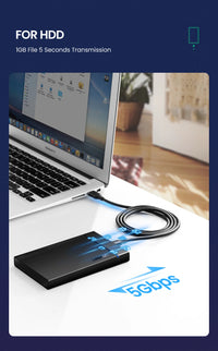 Cabo UGREEN USB-C USB 3.0 para carga e dados