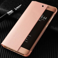 Capa carteira de couro para Huawei P30, P40 e Mate