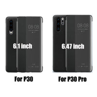 Capa carteira de couro para Huawei P30, P40 e Mate