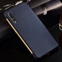 Capa carteira de couro para Huawei P30, P40 e Mate