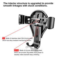 Suporte veicular Baseus Gravity com ventosa para celular