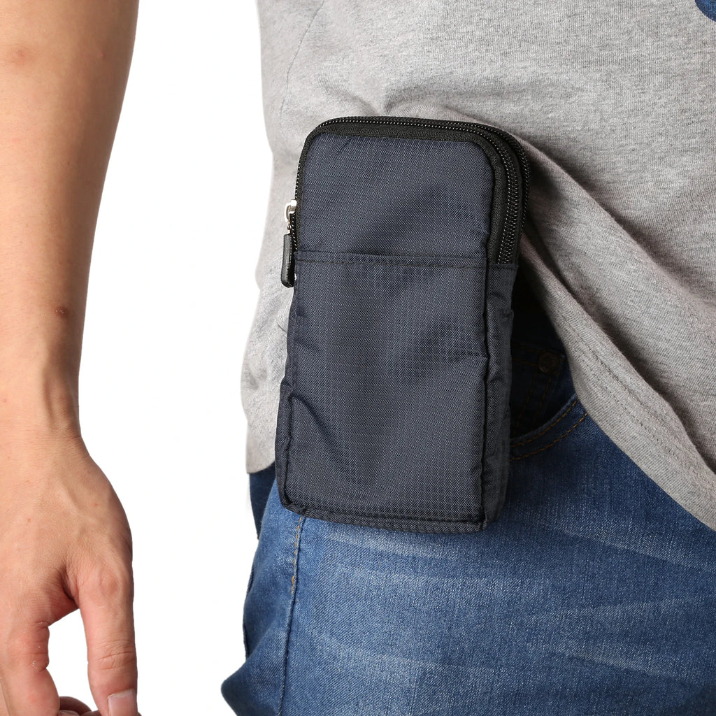 Bolsa universal para celular FULAIKATE SPORTS para iPhone 15 Pro Max, bolsa de cintura portátil para iPhone 14 Plus, coldre de ombro para celular.