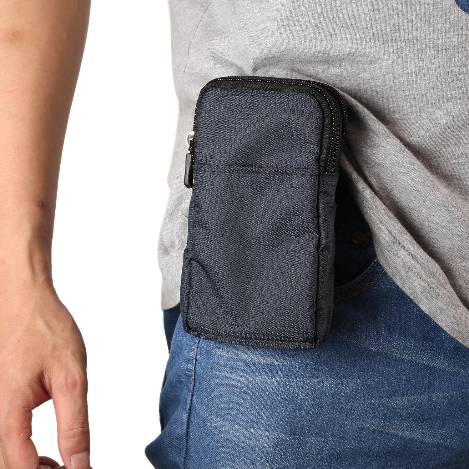 Bolsa universal para celular FULAIKATE SPORTS para iPhone 15 Pro Max, bolsa de cintura portátil para iPhone 14 Plus, coldre de ombro para celular.