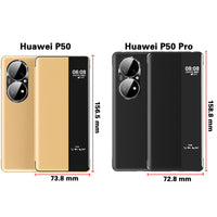 Capa carteira de couro para Huawei P30, P40 e Mate