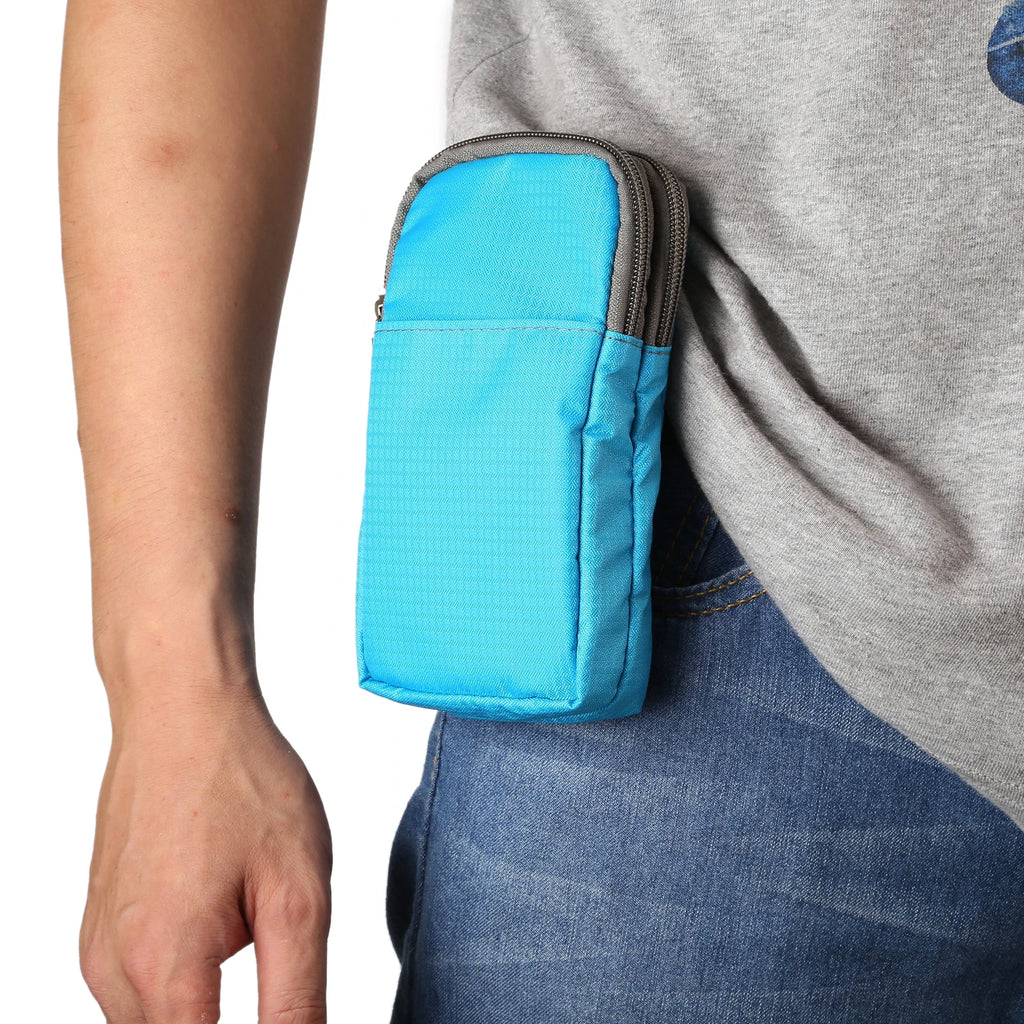 Bolsa universal para celular FULAIKATE SPORTS para iPhone 15 Pro Max, bolsa de cintura portátil para iPhone 14 Plus, coldre de ombro para celular.