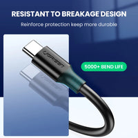 Cabo UGREEN USB-C USB 3.0 para carga e dados