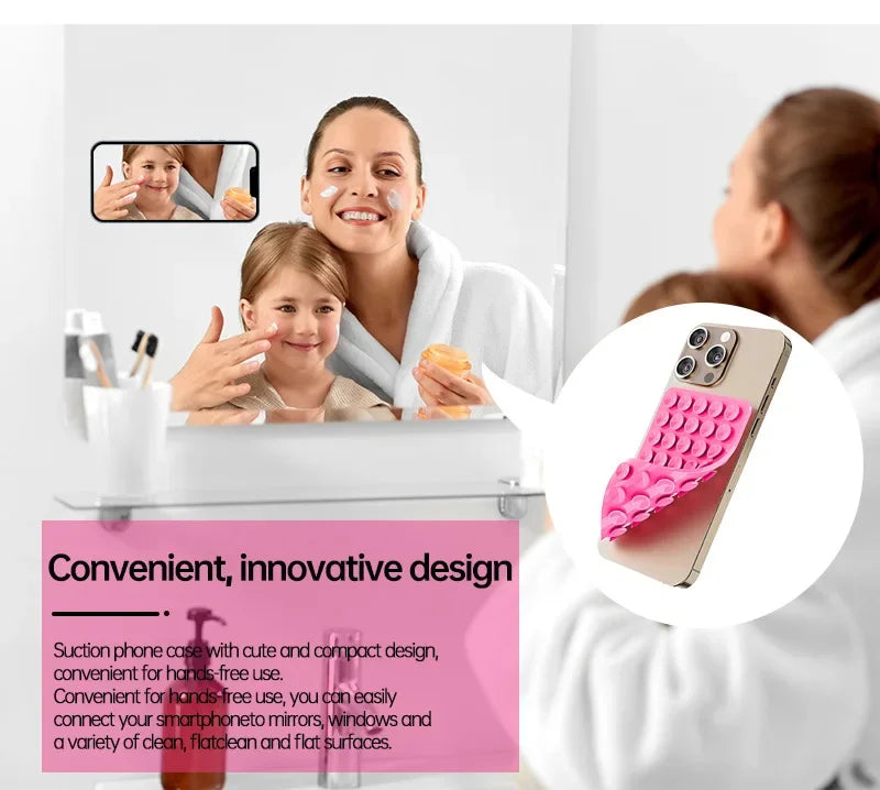 Single Double Side Silicone Suction Pad For Mobile Phone Fixture Suction Cup Backed Multifunctional Adhesive Silicone Rubber Suc