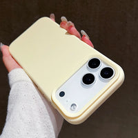 Capa de silicone candy fosca para iPhone 17 Pro Max