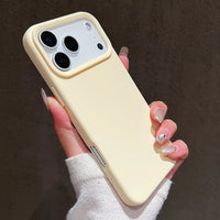 Capa de silicone candy fosca para iPhone 17 Pro Max