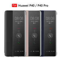 Capa carteira de couro para Huawei P30, P40 e Mate