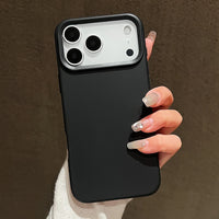 Capa de silicone candy fosca para iPhone 17 Pro Max