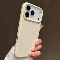 Capa de silicone candy fosca para iPhone 17 Pro Max