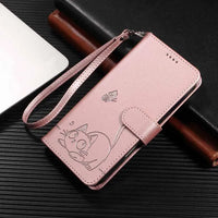 Capa carteira de couro para Honor Magic e 600