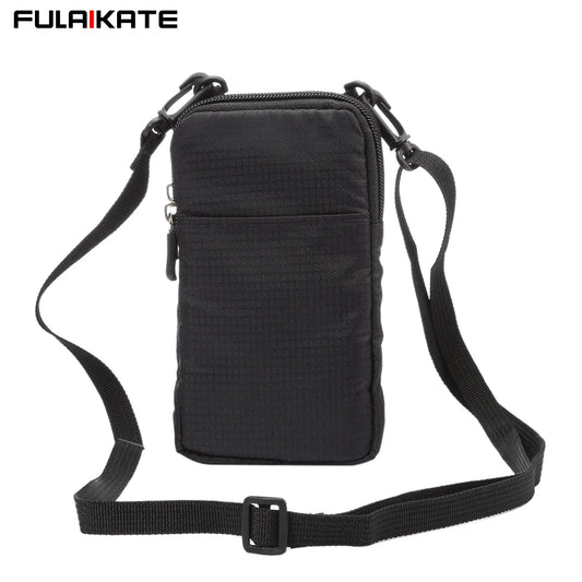 Bolsa universal para celular FULAIKATE SPORTS para iPhone 15 Pro Max, bolsa de cintura portátil para iPhone 14 Plus, coldre de ombro para celular.