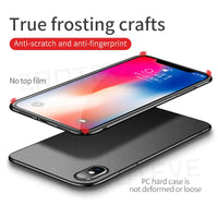 Capa fosca ultrafina para iPhone X, XR e XS Max