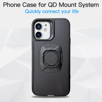 Capa iPhone com trava rápida para suporte de moto e bike