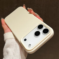 Capa de silicone candy fosca para iPhone 17 Pro Max