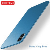 Capa fosca ultrafina para iPhone X, XR e XS Max