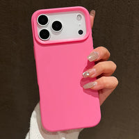 Capa de silicone candy fosca para iPhone 17 Pro Max