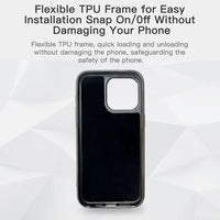 Capa iPhone com trava rápida para suporte de moto e bike