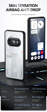 Capa transparente antichoque para Nothing Phone 3a