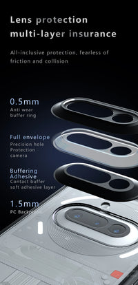 Capa transparente antichoque para Nothing Phone 3a