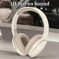Headset gamer Bluetooth 5.3 dobrável com microfone