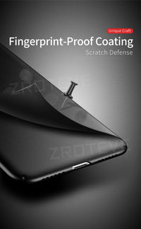 Capa fosca ultrafina para iPhone X, XR e XS Max