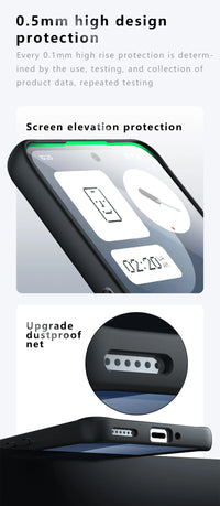 Capa transparente antichoque para Nothing Phone 3a