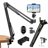 Suporte de mesa articulado para celular com braço flexível