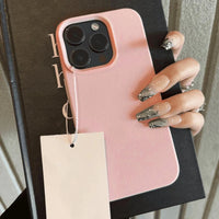 Capa de silicone aveludada para iPhone