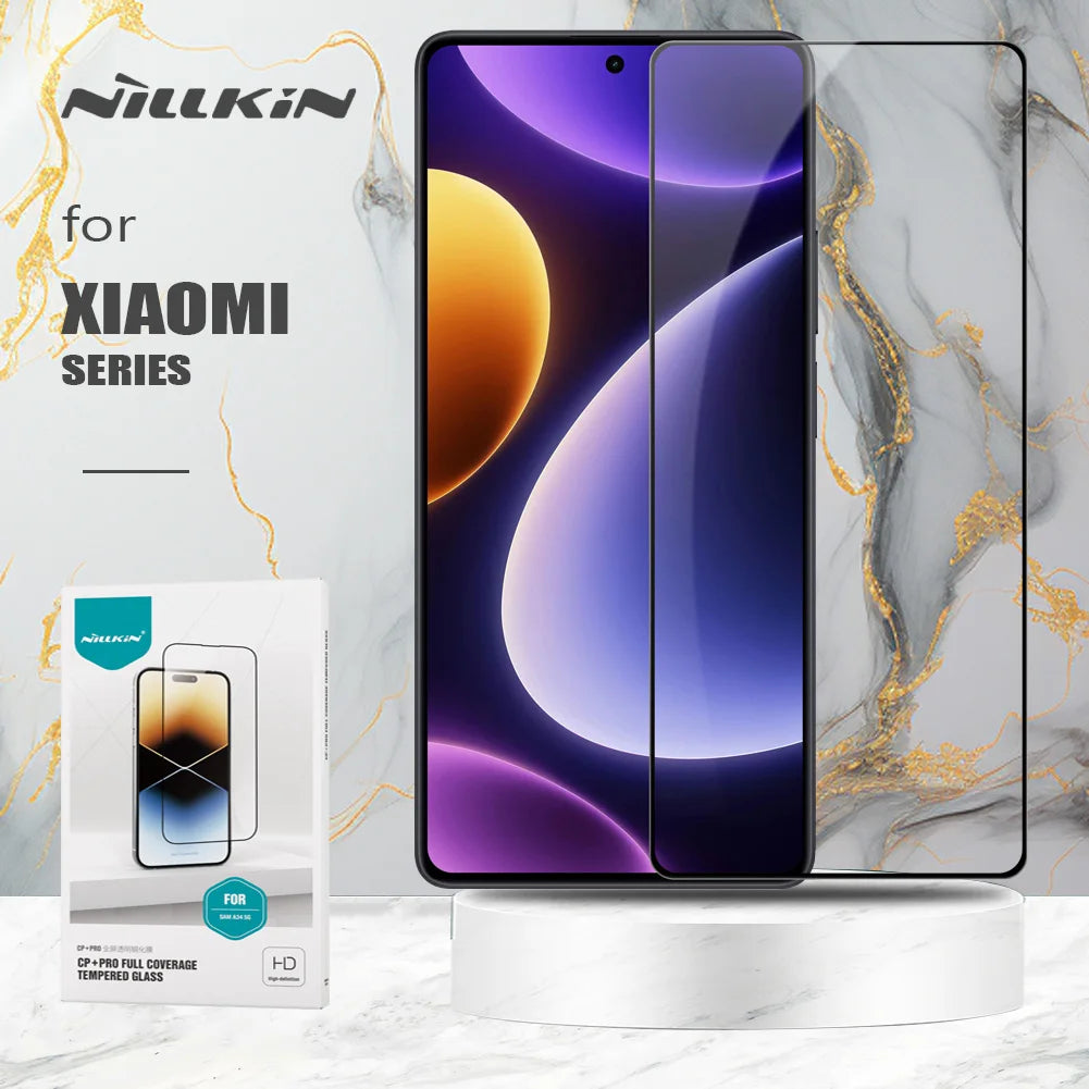 Nillkin for Xiaomi Poco F7 Ultra F6 X5 X6 X3 F5 F3 Mi 14T 13T 14 13 12T 11T 10T Pro 5G Tempered Glass Screen Protector