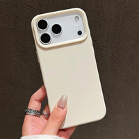 Capa de silicone candy fosca para iPhone 17 Pro Max