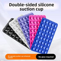 Suporte adesivo de silicone dupla face para celular