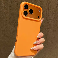 Capa de silicone candy fosca para iPhone 17 Pro Max