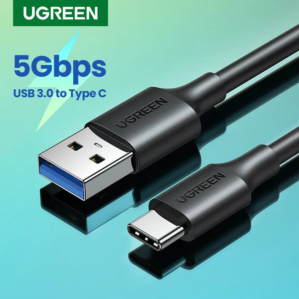 Cabo UGREEN USB-C USB 3.0 para carga e dados