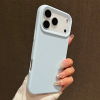 Capa de silicone candy fosca para iPhone 17 Pro Max