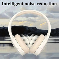 Headset gamer Bluetooth 5.3 dobrável com microfone