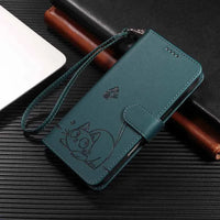 Capa carteira de couro para Honor Magic e 600