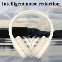 Headset gamer Bluetooth 5.3 dobrável com microfone