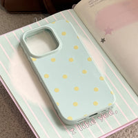 Capa fofa de poá candy rosa para iPhone